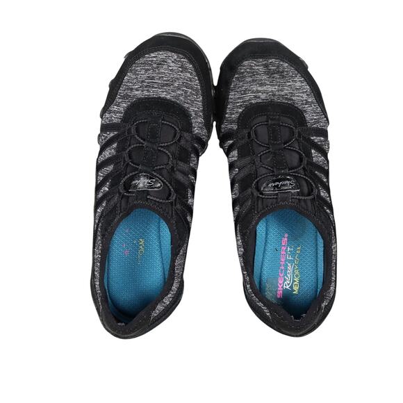 Skechers Shoes Womens 8 Slip On Sneakers Biker Relaxed Fit Memory Foam Leather - Picture 6 of 13